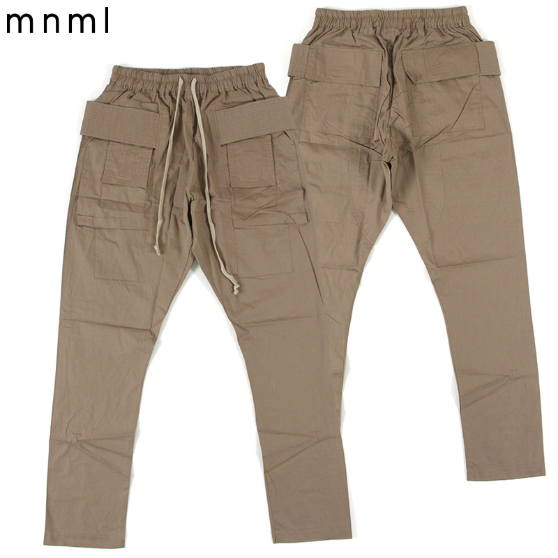 ラストLのみ】mnml(ミニマル) “DROP CROTCH CARGO PANTS