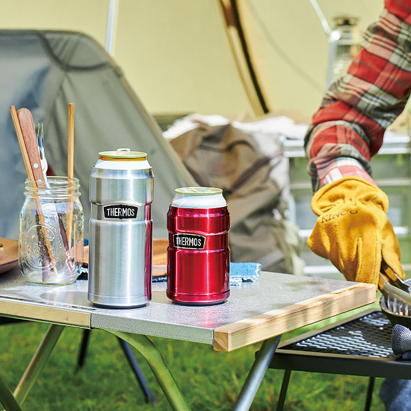 日本に サーモス THERMOS 保冷缶ホルダー 350ml缶用 クランベリー ROD-002 CRB 1個 discoversvg.com