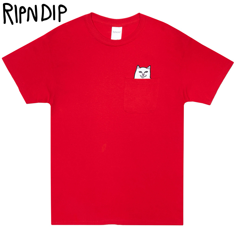 RIPNDIP (リップンディップ) “LORD NERMAL POCKET TEE”