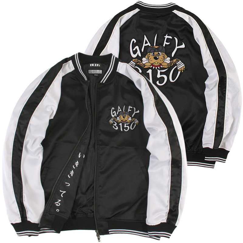 【新品】GALFY × 4649亀 × BUDS 3150スカジャン 大型犬 DISSIDENT限定コラボ】GALFY (ガルフィー) × 4649亀 × BUDS