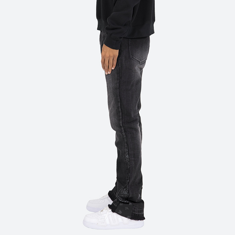 ラスト34のみ】mnml（ミニマル） “ B167 PAISLEY FLARE DENIM 
