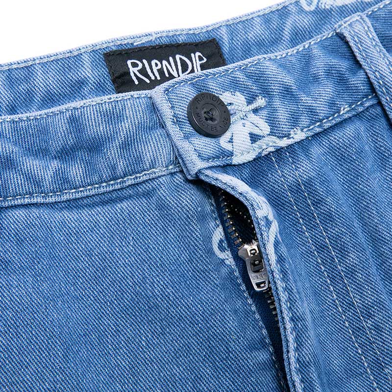 RIPNDIP (リップンディップ) “DANCE PARTY DENIM SHORTS” - DISSIDENT