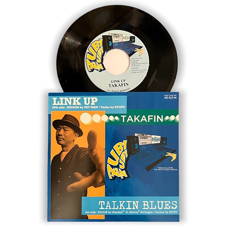 画像1: 【2022.08.09再入荷】【7inch RECORD】『LINK UP / TALKING BLUES』TAKAFIN (1)