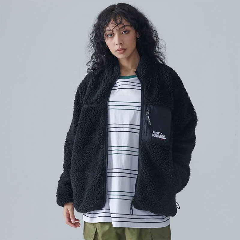 ラストXLのみ】FIRST DOWN (ファーストダウン) “BOA FLEECE JACKET