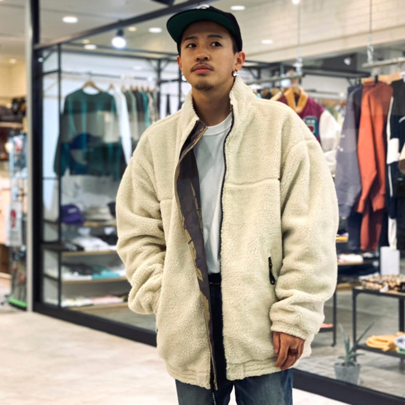 ラストLのみ】FIRST DOWN (ファーストダウン) “REVERSIBLE BOA JACKET ...