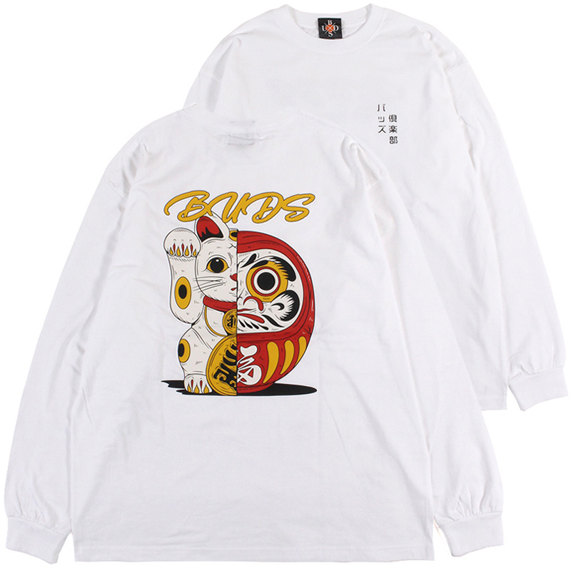 【ラストMのみ】BUDS（バッズ）“MANEKIDARUMA L/S TEE”