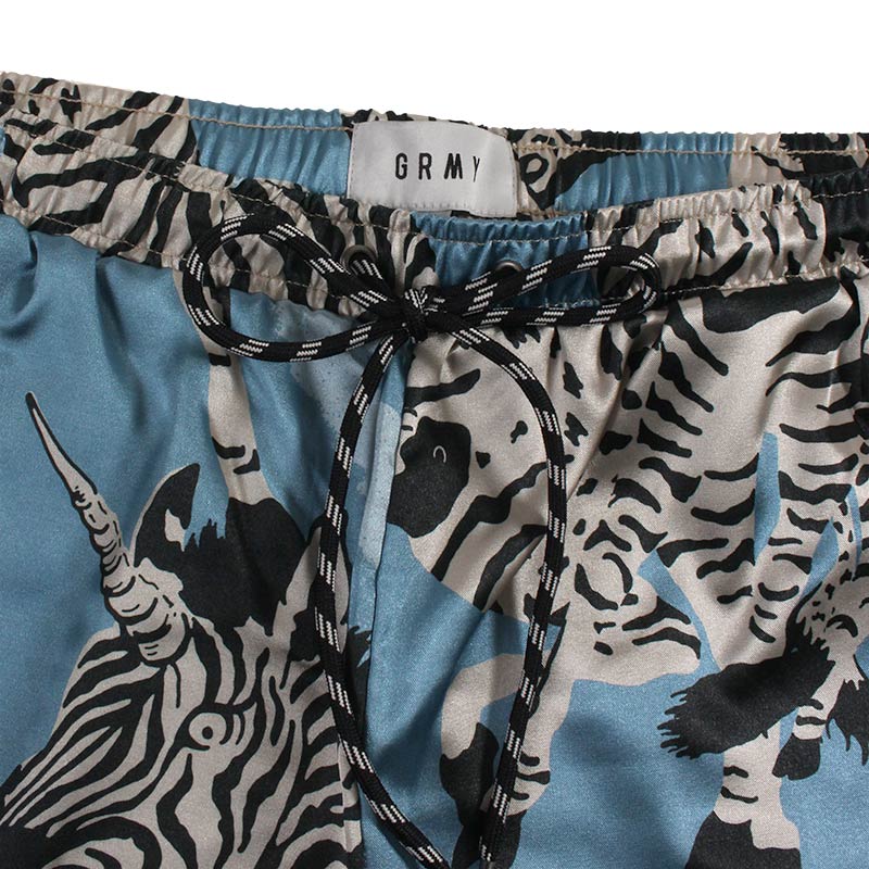 ラストLのみ】GRIMEY / GRMY (グライミー) “ANIMAL SATIN SHORTS