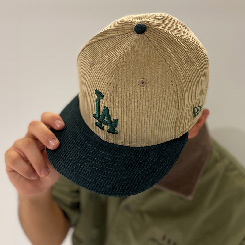現在入手困難］NEWERAベースボールキャップ LA ダークグリーン - キャップ