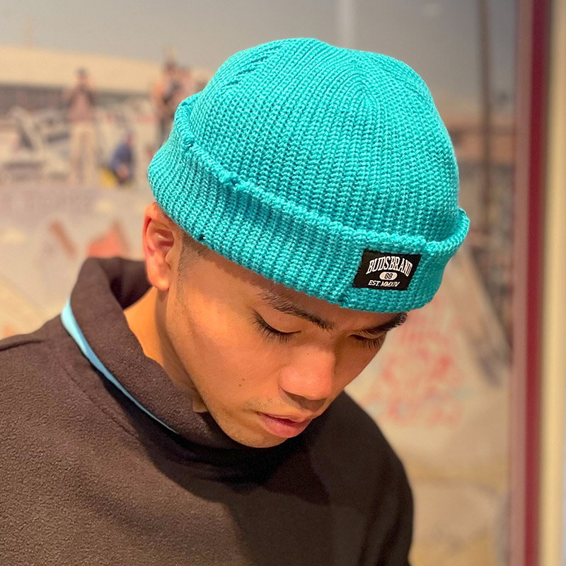 ブレス BREATH EMBROIDERY KNIT CAP ニットキャップ 帽子 ニット帽 ロゴ 刺しゅう ビーニー BADHOP HIPHOP  メンズ ブランド ストリート 新品 正規