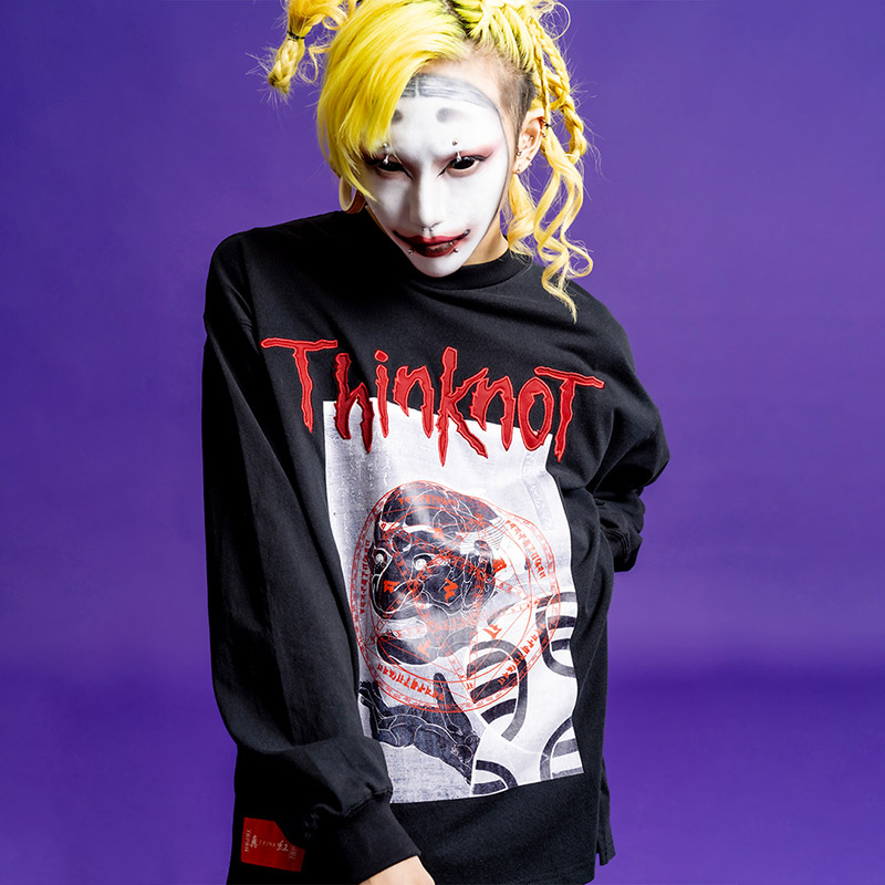 THINK[真紅] (シンク) “ThinKnoT ロングスリーブ Tee”