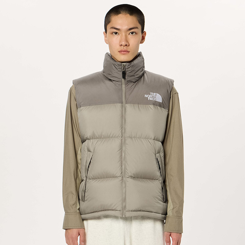 5964 THE NORTH FACE ヌプシ ダウンベスト グレー