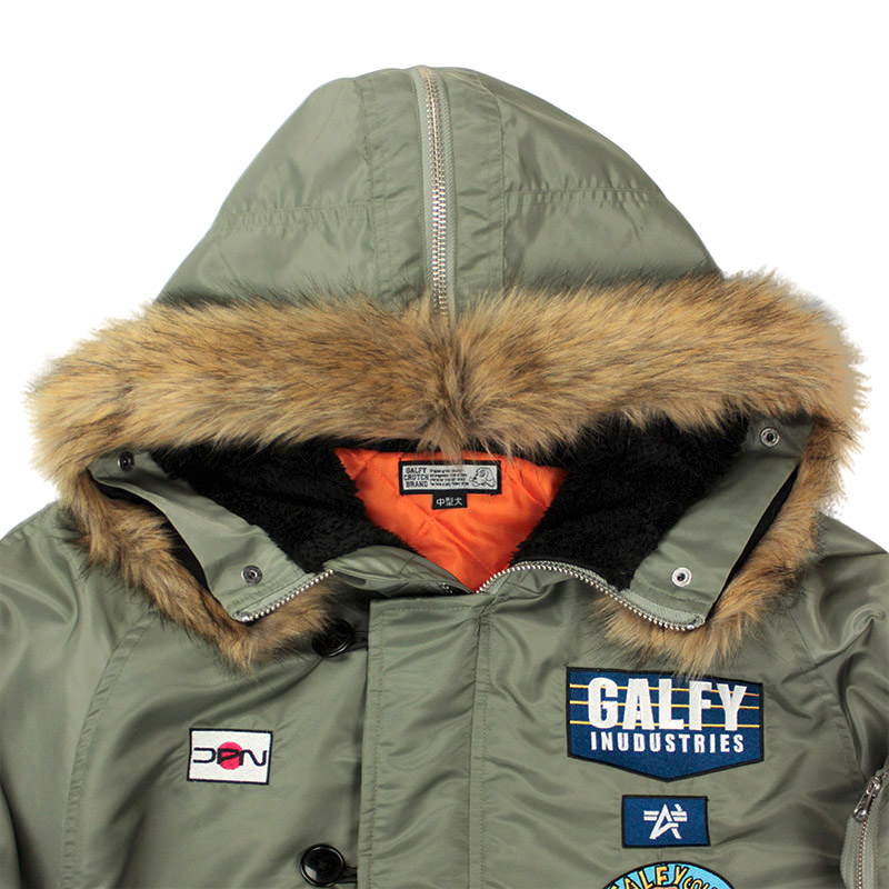 【GALFY ガルフィー】フライトジャケット/N2B 大型犬 XLサイズ 美品 GALFY 大きいサイズ メンズ INU-2B フライトジャケット N-2B