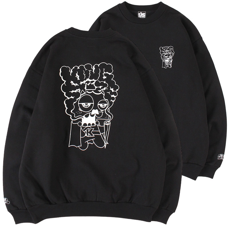【2025.01.22再入荷】KINGSIZE（キングサイズ）“KING CASP CREW SWEAT”