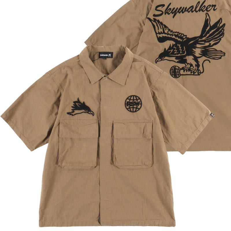 KINGSIZE（キングサイズ）“x RYO the SKYWALKER COLLABO FATIGUE SHIRTS”