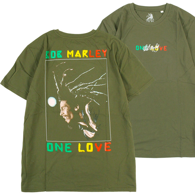ZION ROOTSWEAR（ザイオンルーツウエア） “BOB MARLEY ONE LOVE DREADS TEE”
