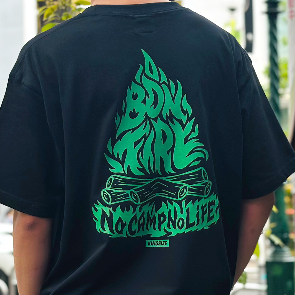 KINGSIZE（キングサイズ）“BON FIRE TEE” - DISSIDENT WEB SHOP