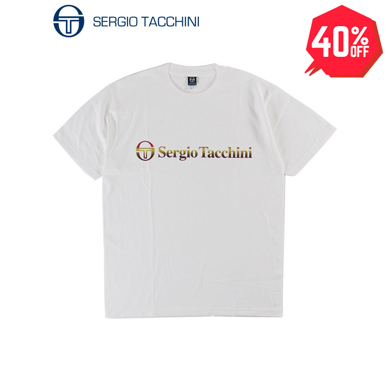 40%OFF】【ラストLのみ】SERGIO TACCHINI (セルジオ・タッキーニ) “HERITAGE LOGO S/S TEE”  DISSIDENT WEB SHOP
