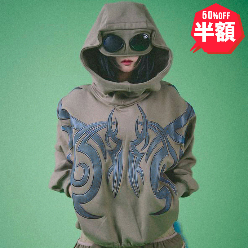 ガルフィー GALFY 探検メガネ部族パーカー L 中型犬 半額】GALFY(ガルフィー) “探検メガネ部族パーカー” - DISSIDENT