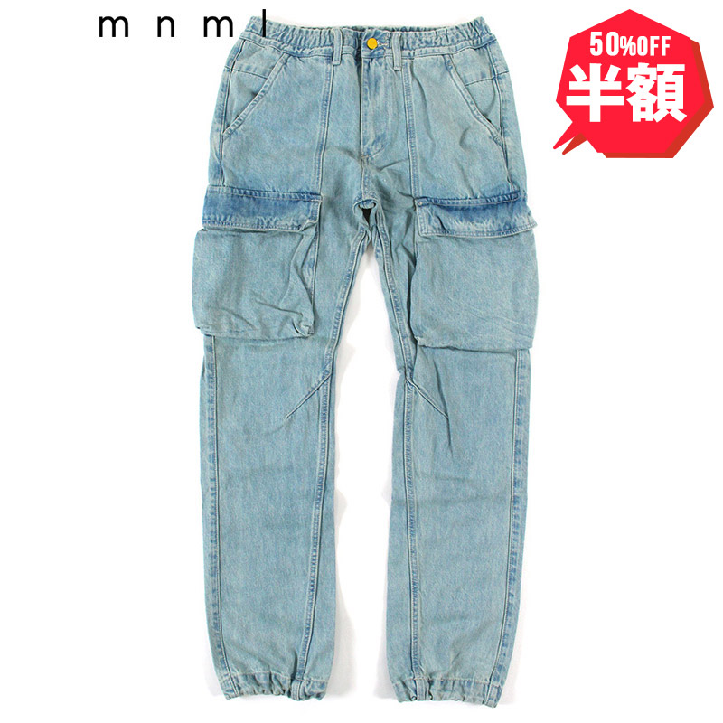 mnmlのデニム 楽天市場】mnml ミニマル ULTRA BAGGY DISTRESSED DENIM VINTAGE BLUE