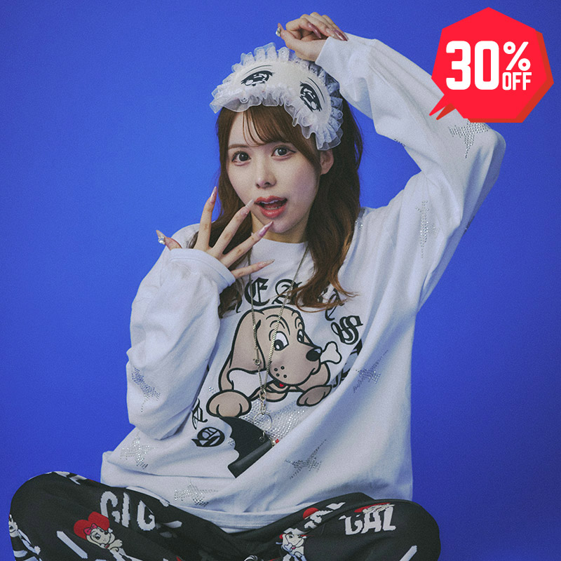 【GALFY】ピカピカ注射器ロンT 大型犬 30%OFF】GALFY(ガルフィー) “ピカピカ注射器犬ロンTee” - DISSIDENT