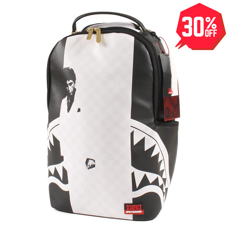 Spray ground スプレーグラウンド 新品未使用 スカーフェイス コラボ 30%OFF】SPRAYGROUND (スプレーグラウンド) “SCARFACE POSTER STYLE