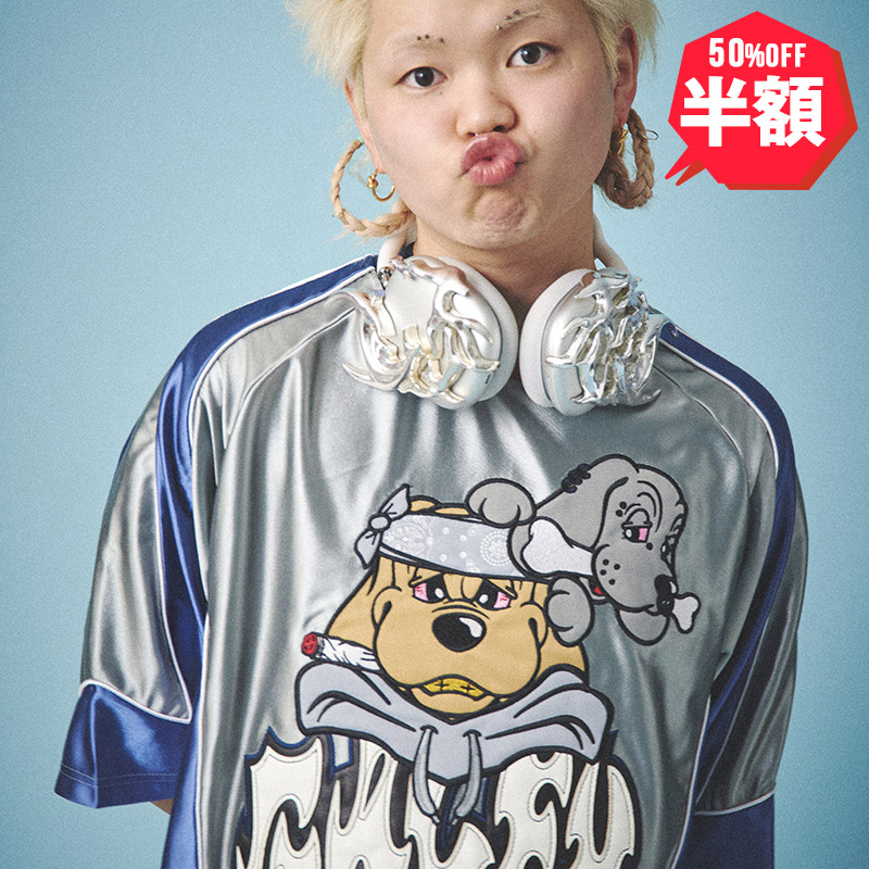 半額】GALFY(ガルフィー) “病みに争いしサイバーTシャツ” - DISSIDENT