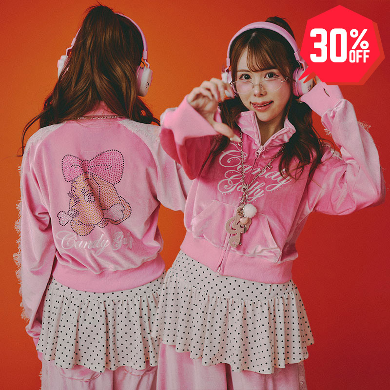 CANDY GALFY キャンディー ガルフィー ベンチコート 貴重 30%OFF】CANDY GALFY(キャンディーガルフィー) “GALプリンセスSETUP